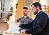 The Senior Research Executive and Reviews Writer testing a POS terminal