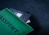 Passport containing debit and credit cards
