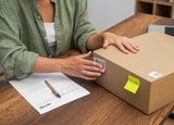 Customer organising a return
